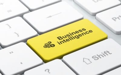 tecla amarela escrita business intelligence